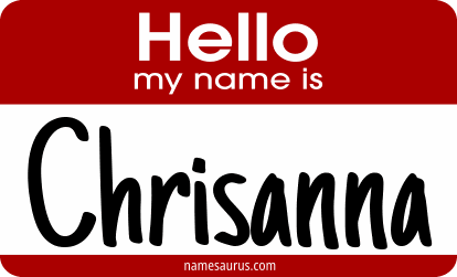 Hello my name is Chrisanna png download