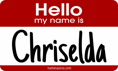 Hello my name is Chriselda png download