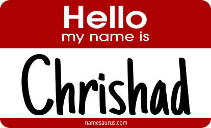 Hello my name is Chrishad png download