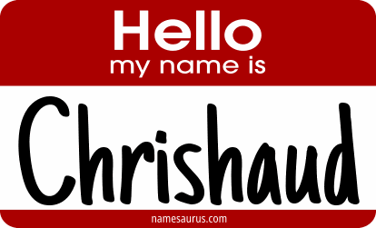 Hello my name is Chrishaud png download