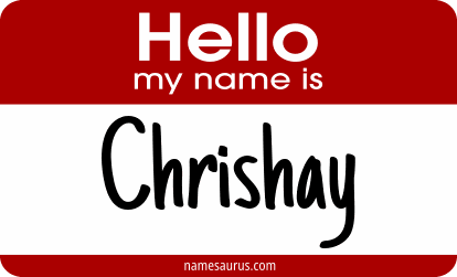 Hello my name is Chrishay png download