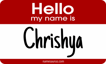 Hello my name is Chrishya png download