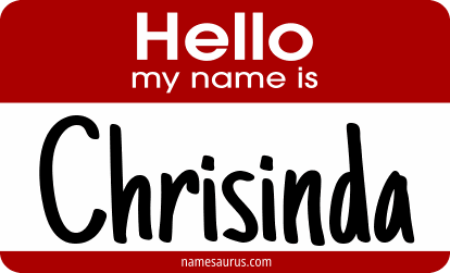 Hello my name is Chrisinda png download