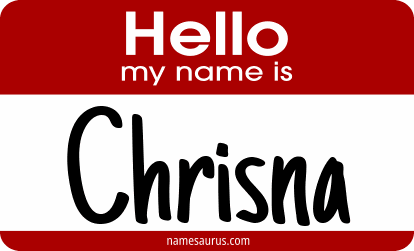 Hello my name is Chrisna png download