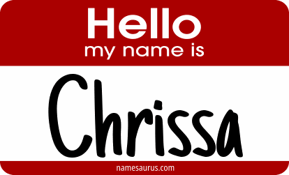 Hello my name is Chrissa png download