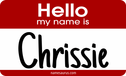 Hello my name is Chrissie png download