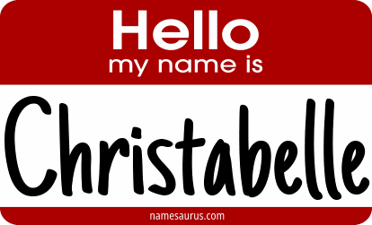 Hello my name is Christabelle png download