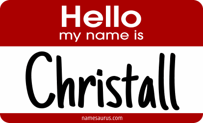 Hello my name is Christall png download