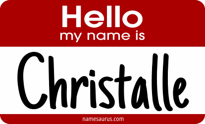 Hello my name is Christalle png download