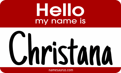 Hello my name is Christana png download