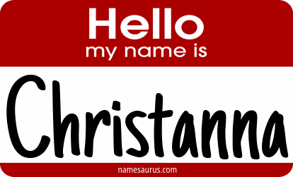 Hello my name is Christanna png download
