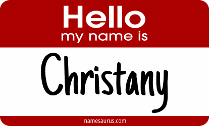 Hello my name is Christany png download