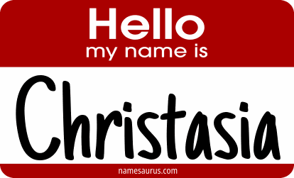 Hello my name is Christasia png download