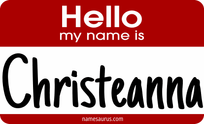 Hello my name is Christeanna png download