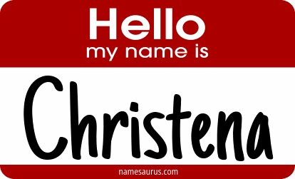 Hello my name is Christena png download