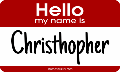Hello my name is Christhopher png download