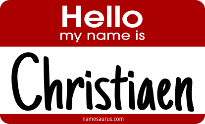 Hello my name is Christiaen png download