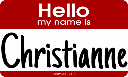 Hello my name is Christianne png download