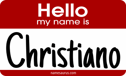 Hello my name is Christiano png download