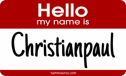 Hello my name is Christianpaul png download