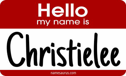 Hello my name is Christielee png download