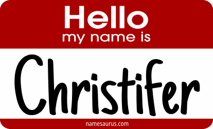 Hello my name is Christifer png download