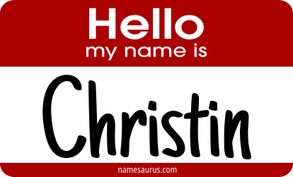 Hello my name is Christin png download