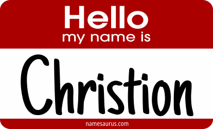 Hello my name is Christion png download