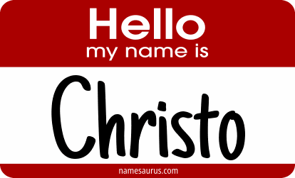 Hello my name is Christo png download