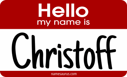 Hello my name is Christoff png download