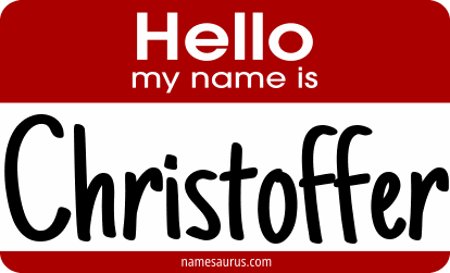 Hello my name is Christoffer png download