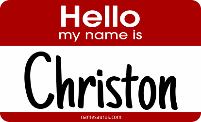 Hello my name is Christon png download
