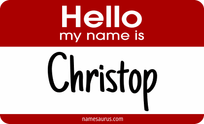 Hello my name is Christop png download