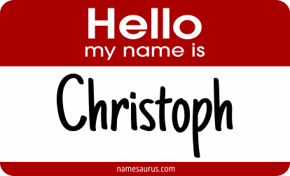 Hello my name is Christoph png download