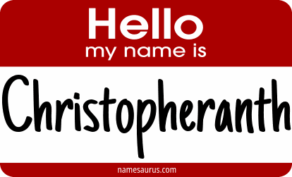 Hello my name is Christopheranth png download