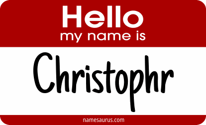 Hello my name is Christophr png download