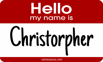 Hello my name is Christorpher png download