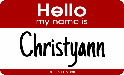 Hello my name is Christyann png download