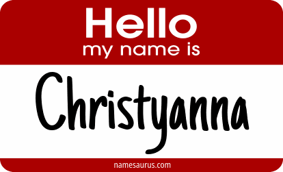Hello my name is Christyanna png download