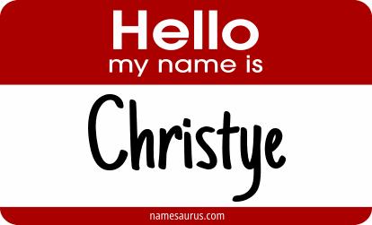 Hello my name is Christye png download