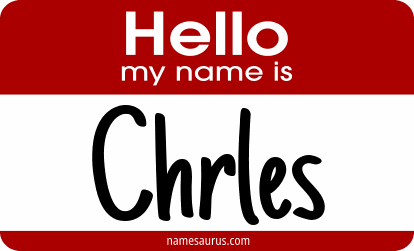 Hello my name is Chrles png download