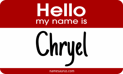 Hello my name is Chryel png download