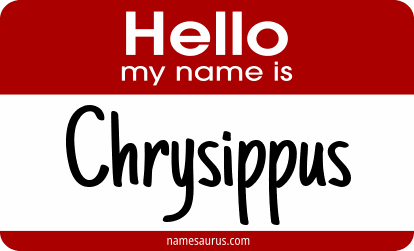 Hello my name is Chrysippus png download