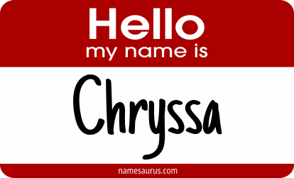 Hello my name is Chryssa png download