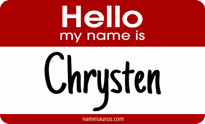 Hello my name is Chrysten png download
