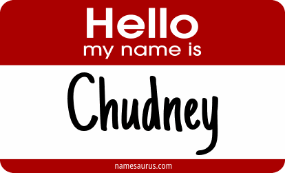 Hello my name is Chudney png download