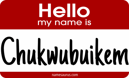 Hello my name is Chukwubuikem png download