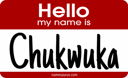 Hello my name is Chukwuka png download