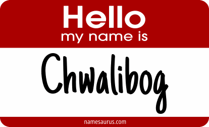 Hello my name is Chwalibog png download