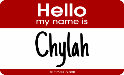 Hello my name is Chylah png download